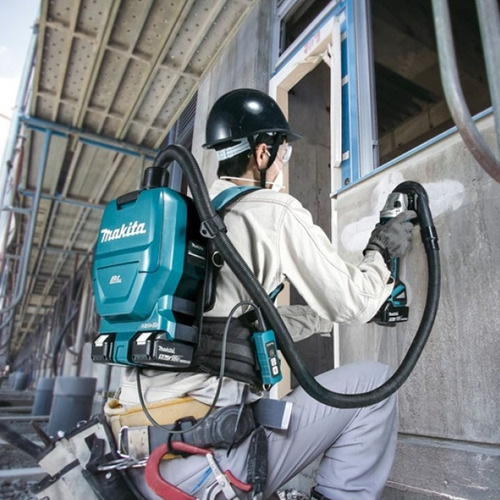 Aspiradora Inalámbrica Mochila 36V (18Vx2) Baretool MAKITA DVC260ZX - Imagen 5
